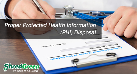 Protected Health Information Paper Shredding